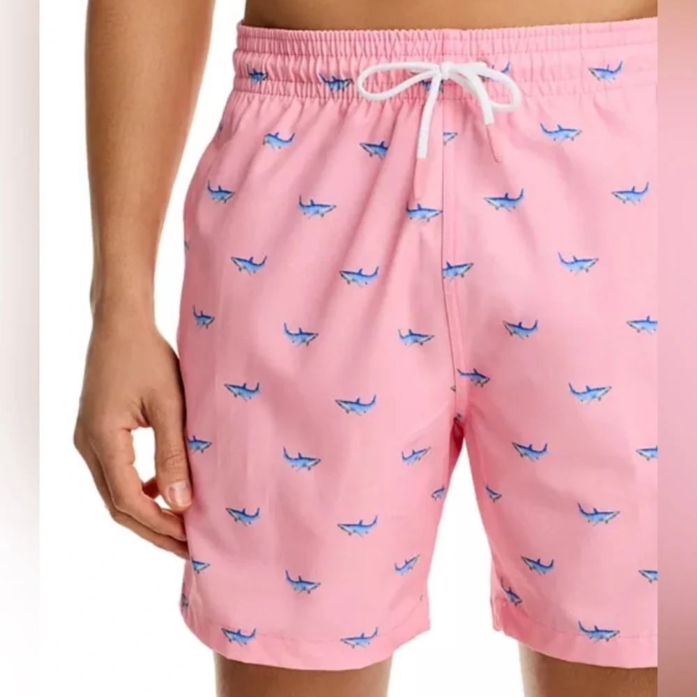 Shark Print Swim Shorts